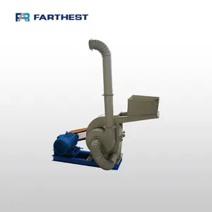 Low Power Palm Leaves Corn Stalk Hammer Milling Machine For Agriculture Use