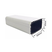 Système de culture hydroponique NFT en PVC isolant thermiquement 100x60mm pour la culture de légumes en ferme, jardin domestique