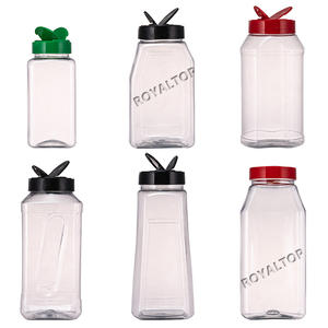 Botellas de condimentos abatibles de 3 agujeros y 7 agujeros al por mayor, grandes contenedores de especias, botellas de plástico con etiquetas personalizadas - Product Image 1