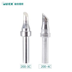 Punta de Soldador Quick 203H de 2.0mm-3.0mm, Roscada, de Cobre Libre de Oxígeno, Universal, en Forma de Herradura - Product Image 4
