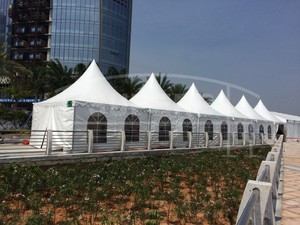 Tente de réception Pagoda d'<span class=keywords><strong>occasion</strong></span>, portable, en PVC, métal, aluminium, garages, auvents et abris de voiture en PVC enduit, alliage d'aluminium TUV.SGS.BV - Product Image 6