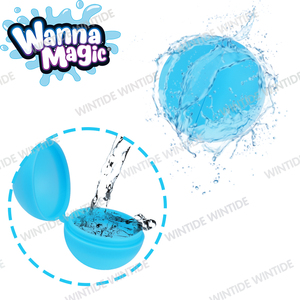 ลูกบอลน้ำซิลิโคนกันน้ำใช้ซ้ำได้ลูกบอลสาดน้ำสำหรับเด็กใช้ซ้ำได้ลูกบอลกันน้ำสำหรับเล่นกลางแจ้งนำกลับมาใช้ใหม่ได้ - Product Image 6