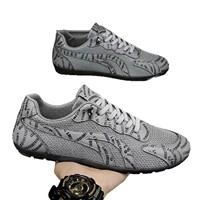 Chaussures de skate basses en maille pour hommes, baskets de sport décontractées respirantes pour adolescents