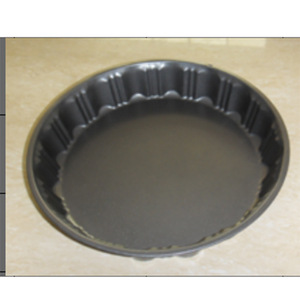 Moule à gâteau rond en acier au carbone épaissi, revêtement antiadhésif, plaque de cuisson domestique à fond plat, outil de pâtisserie DIY - Product Image 4