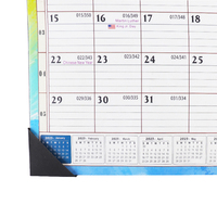 Calendrier de planification d'organisation de table de calendrier de bureau mensuel à impression personnalisée