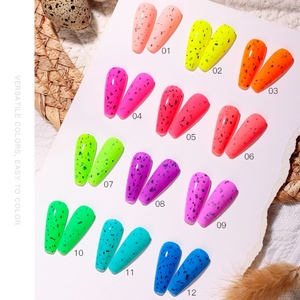 JTING Nuevo Esmalte de Gel de 12 Colores con Efecto Neón de Cáscara de Huevo, Esmalte de Gel UV con Efecto Brillante y Mate, Servicio de Personalización OEM Gratuito - Product Image 5