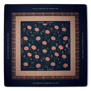 Tapis <span class=keywords><strong>de</strong></span> table Mahjong rétro à imprimé léopard et floral <span class=keywords><strong>de</strong></span> style chinois <span class=keywords><strong>avec</strong></span> propriétés antidérapantes et anti-bruit pour le jeu - Product Image 2