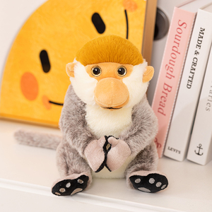 New and Realistic Proboscis <strong>Monkey</strong> Plush Animal Toys Lifelike Wild Animals <strong>Monkey</strong> Toys Birthday Gift - Product Image 3