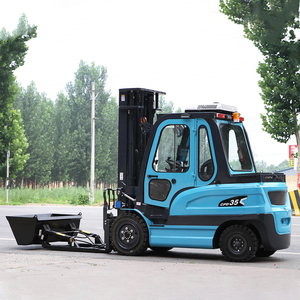 Lớn hơn tải công suất <span class=keywords><strong>3ton</strong></span> 3.5ton 4ton điện xe nâng xe nâng với kèm theo cabin - Product Image 2