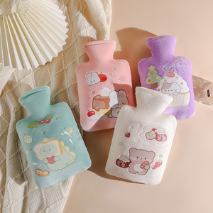 Nuova Borsa dell'Acqua Calda <span class=keywords><strong>per</strong></span> Bambini in Cotone PP, Super Morbida, Delicata sulla Pelle, a Forma di Animale Peluche, con Motivo a Cartone Animato, 20 cm, Dispensa Acqua Calda - Product Image 4