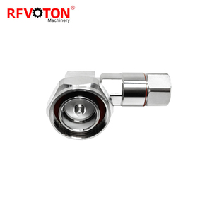 <span class=keywords><strong>Connecteur</strong></span> RF 7/16 DIN mâle à angle droit, à sertir, pour câble coaxial d'alimentation 1/2 pouce 1-2 - Product Image 2