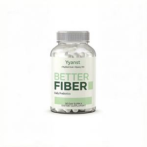 Capsules de fibres digestives, prébiotiques et de psyllium de haute qualité, marque privée OEM/ODM, pour soutenir la santé digestive - Product Image 1