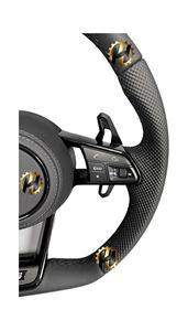 Volante R8 con botón de inicio Drive Select Half Alcantara para <span class=keywords><strong>Audi</strong></span> A3 A4 A5 A6 C7 C6 C8 B7 B8 B9 Q3 Q5 Q7 RS3 RS7 S600 8V - Product Image 5