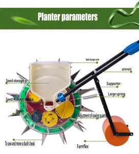 Hộ gia đình ngô và đậu tương seeder nhỏ hướng dẫn sử dụng phân bón hạt giống gieo và thụ tinh máy - Product Image 2