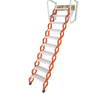 <span class=keywords><strong>Escalier</strong></span> intérieur multifonctionnel télescopique et pliable en aluminium pour villa, type duplex, invisible, pour <span class=keywords><strong>grenier</strong></span>, style industriel - Product Image 2