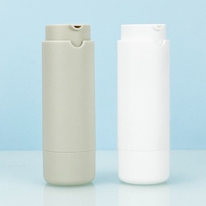 25ml 45ml Cosmetic Twist Airless <b>Bottle</b> Frosted Gray High-Quality Silk Screen Logo Empty Round Lotion <b>Pump</b> <b>Bottle</b> - Product Image 4