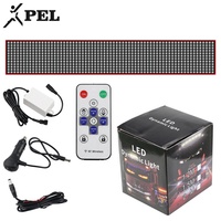 Lumière LED RGB pour voiture, camion et poids lourd, avec écran souple intelligent à commande à distance PEL, affichage dynamique clignotant, effet œil de démon.