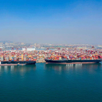 Chine Conteneur d'expédition de mer 20FT 40FT 40HQ High Cube Navire porte à porte vers les États-Unis