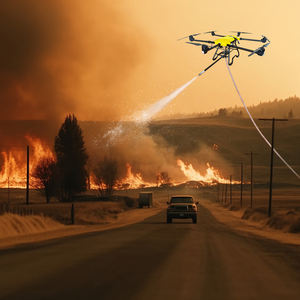Drone Joyance Haute Sécurité Grande Charge Utile de Lutte Contre les Incendies, Équipement de Sauvetage Très Vendu pour Feux de Forêt et Pulvérisateurs Agricoles - Product Image 6