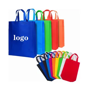 Wholesale Diy Shopping Grocery Reusable Party Birthday Gift Handheld Manufacturers Of 80gsm Non-woven Bags