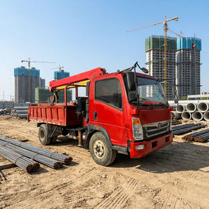 Grúa de Carga para Camión de 5T Confiable con Radio de Trabajo de 8.6m, Caja de Carga de 3.5m y Giro de 360° °   Rotación para Carga de Mercancías en Obras de Construcción - Product Image 4