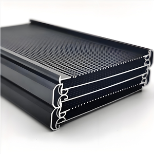 Pantalla de puerta de seguridad antimosquitos tipo V Puerta de pantalla deslizante de malla plisada de aluminio - Product Image 4