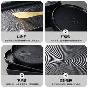 A5 New Xiangyuan <b>Melamine</b> Tableware - Hot Pot Restaurant Special <b>Plates</b>, Commercial Dishes, Barbecue <b>Plates</b>, Imitation - Product Image 4