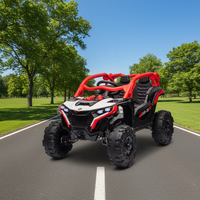 Voiture électrique tout-terrain pour enfants de 2 à 4 ans, jouet à roulettes, construction en plastique, batterie 6V7AH, design super cool, ultime