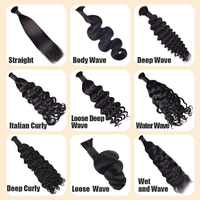 Rambut Manusia Remy Brasil Grosir 100% Kutikula Tertata Rapi Grade 10A Rambut Mentah Virgin Bundel 8-30 Inch Lurus Halus