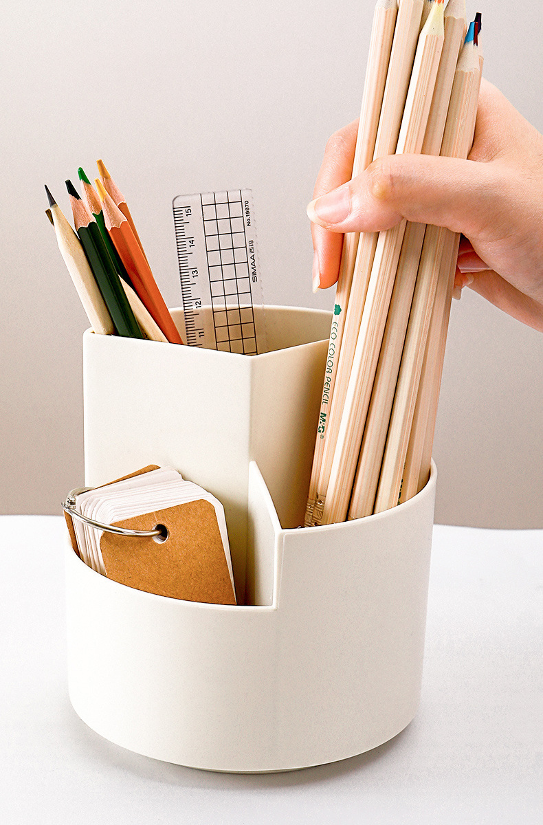 Balvi Portalápices Pantone Color Amarillo Organizador Escritorio Ten Tus Bolis, Lápices Y Plumas Orde