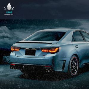 Lámpara Led para coche con señal <span class=keywords><strong>de</strong></span> trunning secuencial, luces traseras Led completas para Toyota Reize Mark <span class=keywords><strong>X</strong></span> 2010-2013, lámpara trasera para Reiz 2014-2017 - Product Image 6