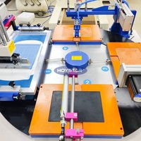 Máquina Automática de Serigrafía de 1 Color para Pizarras