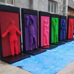 หมุดเล็บ3D ขนาดใหญ่ที่ใช้ตอกหมุดแบบใหม่รูปปั้นพิมพ์ลายสำหรับสวนสนุก - Product Image 1