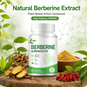 Cápsulas de Berberina 1200mg, Berberina en Cápsula |   Suplemento Herbal Puro, Complemento Alimentario |   Marca Privada - Product Image 3