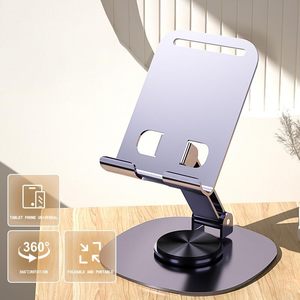 New Design Holder Cradle Stand Mobile Phone <b>Desk</b> Stand Anti-slip 360 <b>Rotating</b> Metal Mobile Phone Holders for All Phones - Product Image 3