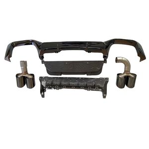 Diffusore labbro posteriore di alta qualità per 2022-2024 <span class=keywords><strong>BMW</strong></span> <span class=keywords><strong>X4</strong></span> G02 cambiato in <span class=keywords><strong>X4</strong></span> M stile Kit tubo di scarico del labbro posteriore - Product Image 3