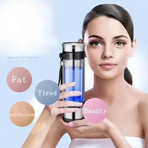 Multifonction Smart Pem Fashionable Hydrogen Water Maker Review Malaisie Générateur d'électrolyse de l'eau Tasse