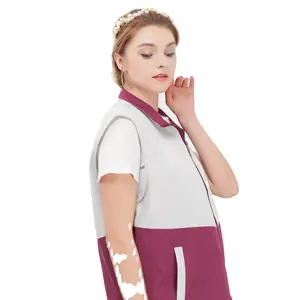 Pakaian pelindung radiasi wanita hamil, baju serat perak lapisan ganda