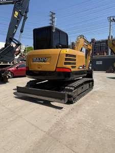 Dengan Blade <span class=keywords><strong>Dozer</strong></span> ekskavator perayap Mini buatan Tiongkok 6 Ton 60 SY60 SY60C ekskavator perayap Mini siap berfungsi - Product Image 3