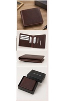Dompet Kulit Asli Premium Lipat dengan Banyak Slot Kartu dan Kantong Uang dari India