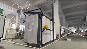 Four à chariot inférieur de <span class=keywords><strong>voiture</strong></span> de grande capacité 220V équipement de four de séchage pour le <span class=keywords><strong>traitement</strong></span> de fusion par induction de durcissement de trempe - Product Image 6