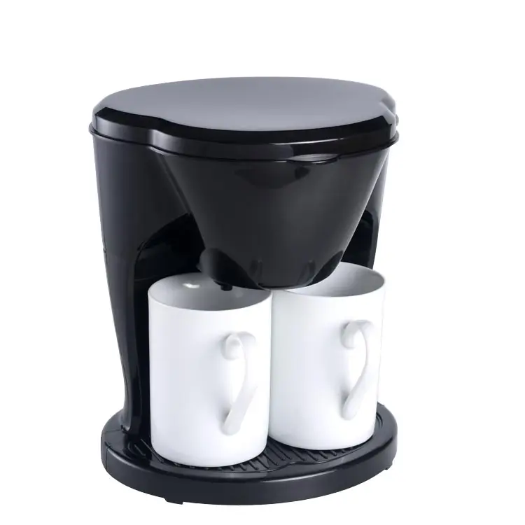 Капельная Кофеварка машина электрическая мини кофе чайник 2 чашки кофе