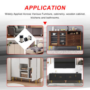 Pieds de meubles de canapé en vente chaude, pieds de chaise, pieds de table, pieds de canapé réglables en métal, pieds de canapé en acier inoxydable - Product Image 2