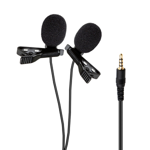 Ruido cancelación doble Lavaliver Clip micrófonos para Smartphone portátil - Product Image 2