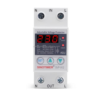 SVP-912 63A智能电子元件可调自恢复过压欠压保护器220伏延迟自动复位 - Product Image 1