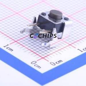 SKHHLNA010 Tactile Switch Through hole Component (THT) Switch Single Pole Single Throw Round Button Right Angle Insert 6.2mm - Product Image 1