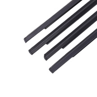 Joint d'étanchéité noir pour vitre de porte de voiture Mitsubishi Lancer 1995-2000, pièces de carrosserie automobile