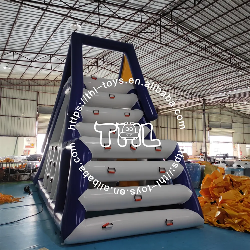 Island sea inflatable floating water park games water park toys floating inflatable water slides