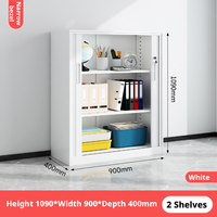 Armoire de classement métallique KD à porte enroulable, verrouillable, détachable, en acier épais, facile à assembler