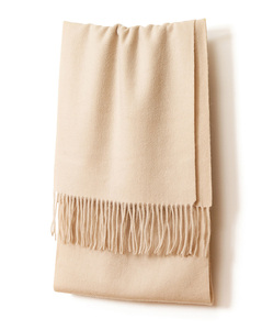 Imfield Chất lượng cao thấp moq unisex len khăn mùa đông dài màu rắn thanh lịch khăn khăn choàng tùy chỉnh logo thêu - Product Image 2